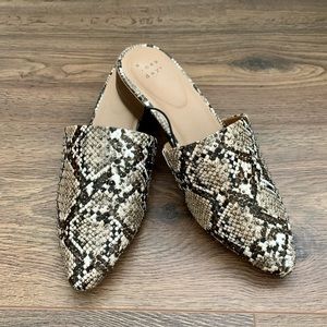 A New Day Snake Print Mules